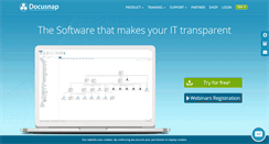 Desktop Screenshot of docusnap.com